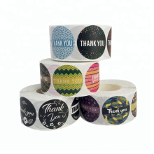 Seal Packaging Label Sticker Roll Assorted Round Paper Vinyl Label Sticker Printing,Custom Adhesive Printing Label Sticker